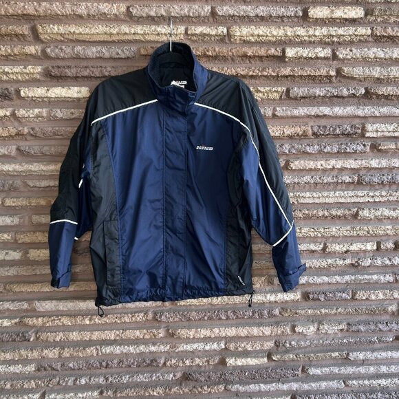 Hind Blue Black Rain Jammer Jacket Size Medium - Picture 9 of 9